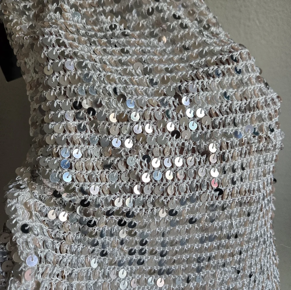 Retrofete Elliana Sequin Crochet Dress - Picture 10 of 12